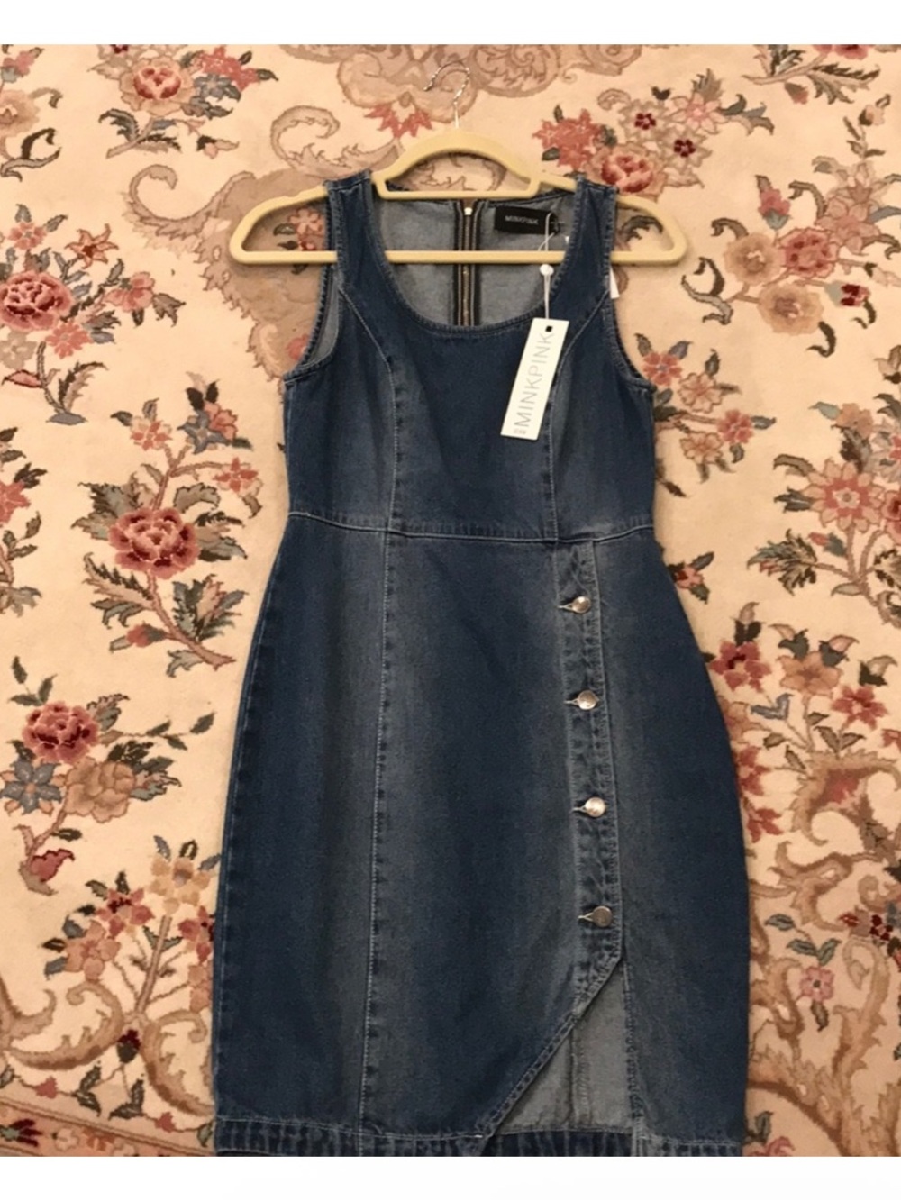 MINKPINK Got the Blues Denim Dress NWT Size S - Picture 5 of 6